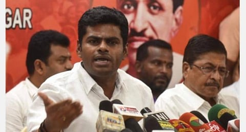 தேசியக்கட்சி எனும் அந்தஸ்தை கம்யூனிஸ்ட் கட்சிகள் இழந்துவிட்டன: தேர்தல் பிரச்சாரத்தில் பாஜக மாநிலத் தலைவர் அண்ணாமலை விமர்சனம்