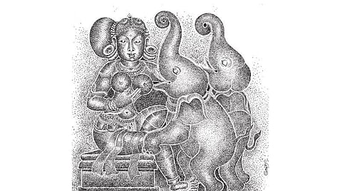 சித்திரப் பேச்சு - தாய்மையின் பூரிப்பு!
