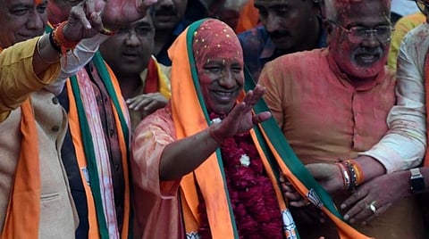 "சாதி - மத அரசியலுக்கு சமாதி கட்டியிருக்கிறார்கள் உ.பி மக்கள்” - முதல்வர் யோகி வெற்றி உரை