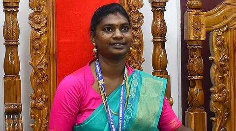 கோப்புப் படம்: தாம்பரம் மேயர் வசந்த குமாரி