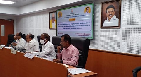 வேளாண் நிதிநிலைஅறிக்கை தயார்செய்வது குறித்து தமிழக விவசாயிகளிடம் கருத்துக் கேட்புக் கூட்டம்