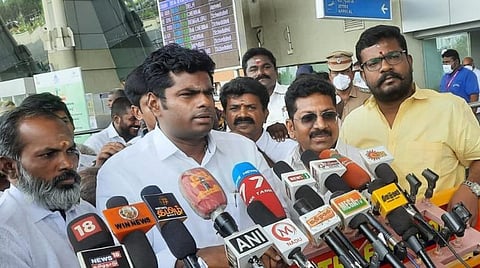 தமிழக பாஜக தலைவர் அண்ணாமலை