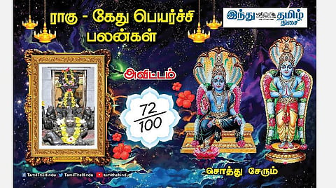 ராகு - கேது பெயர்ச்சி பலன்கள்; அவிட்டம் நட்சத்திர அன்பர்களே! பண நெருக்கடி; இடமாற்றம்; அலைச்சல்!
