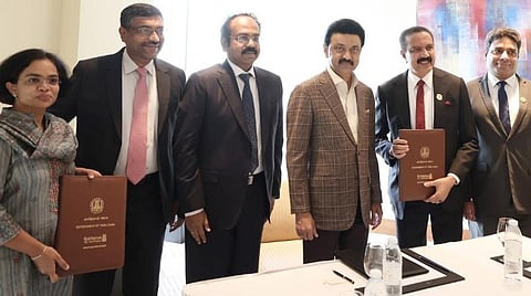 ஸ்டாலின் துபாய் பயணம் | ரூ.2,600 கோடி முதலீடு, 9700 பேருக்கு வேலைவாய்ப்பு - யுஏஇ நிறுவனங்களுடன் தமிழக அரசு ஒப்பந்தம்