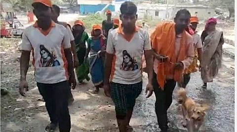கர்நாடகாவில் இருந்து பக்தருடன் 600 கி.மீ. தூரம் ஆன்மிக பயணம் மேற்கொள்ளும் செல்ல பிராணி