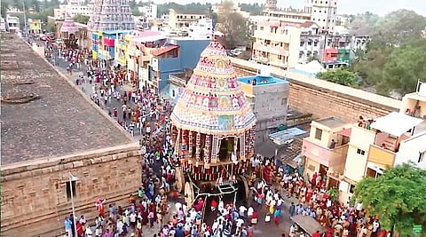 திருவானைக்கா தேர்த் திருவிழா:ஒரு காட்சி அனுபவம்!