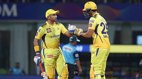 IPL 2022 | சென்னையின் ஷிவம் துபே - உத்தப்பா கூட்டணி அதிரடி - பெங்களூரு அணிக்கு 217 ரன்கள் இலக்கு