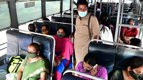 பெண்களுக்கான இலவசப் பேருந்து திட்டத்தில் 91.85 கோடி பயணங்கள்: தமிழக அரசு