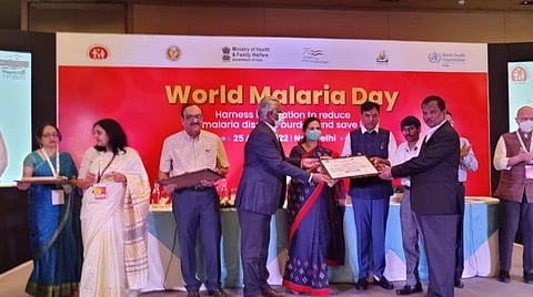 31 மாவட்டங்களில் மலேரியா இல்லை: விருது பெற்ற தமிழக அரசு