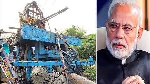 தஞ்சை தேர் விபத்து | பிரதமர் மோடி இரங்கல்; உயிரிழந்தோரின் குடும்பங்களுக்கு ரூ.2 லட்சம் நிவாரணம் அறிவிப்பு