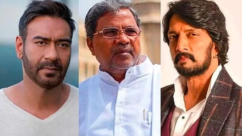 'இந்தி ஒருபோதும் தேசிய மொழியாகாது' - அஜய் தேவ்கனுக்கு சித்தராமையா பதிலடி