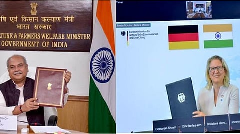 வேளாண் சூழலியல், இயற்கை வளங்களுக்கான நீடித்த மேலாண்மை: இந்தியா - ஜெர்மனி இடையே கூட்டு பிரகடனம்