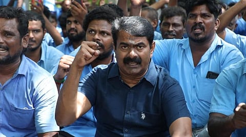 சென்னை மெட்ரோ குடிநீர் தற்காலிகப் பணியாளர்களை உடனடியாக பணி நிரந்தரம் செய்ய வேண்டும் - சீமான்