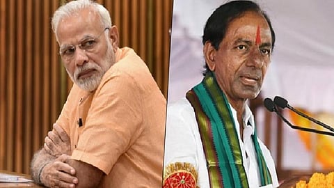 பிரதமர் மோடி ஹைதராபாத் வரும் முன்பே பெங்களூரு புறப்பட்டுச் சென்ற தெலங்கானா முதல்வர்