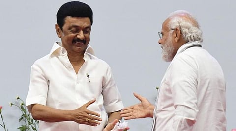“இந்திய வளர்ச்சியில் தமிழக மக்களின் பங்களிப்பு மிக மிக முக்கியம். ஏன்?” - மோடி முன்னிலையில் ஸ்டாலின் விளக்கம்