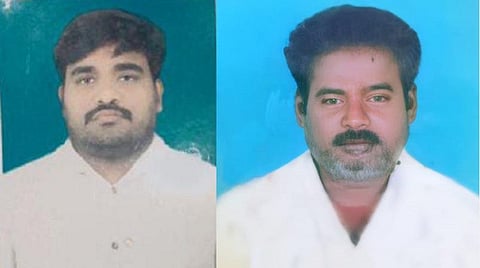 சாலை விபத்தில் பலியான மணிவேல், கந்தன்