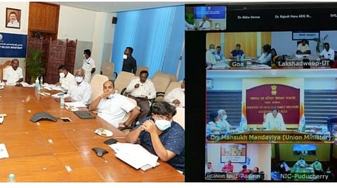 அதிகரிக்கும் கரோனா தொற்று: அனைத்து மாநிலங்களுடன் மத்திய அமைச்சர் ஆலோசனை