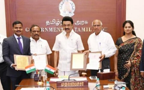 அரசு தொழிற்பயிற்சி நிலையங்களை தொழில்நுட்ப மையங்களாக தரம் உயர்த்தும் திட்டம் - புரிந்துணர்வு ஒப்பந்தம் கையெழுத்து