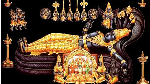 கடுசர்க்கரை யோக திருமேனியில் ஆதிகேசவப் பெருமாள்
