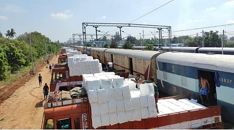 சரக்கு ரயில் சேவை: முதல் காலாண்டில் தெற்கு ரயில்வேக்கு ரூ.992 கோடி வருவாய்