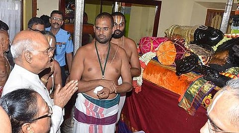 அத்தி வரதரை வழிபட்டார் குடியரசுத் தலைவர்