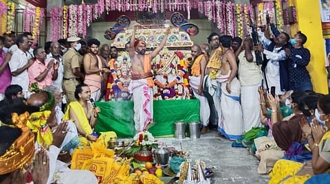 மாங்கனித் திருவிழா: விமரிசையாக நடைபெற்ற காரைக்கால் அம்மையார் திருக்கல்யாணம்