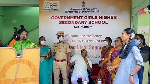 ''மக்கள் பிரதிநிதியாக முடியவில்லை'' - பள்ளி மாணவியின் கேள்விக்கு ஆளுநர் தமிழிசை பதில்