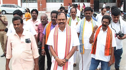 இந்து மக்கள் கட்சி மாநிலத் தலைவர் அர்ஜூன் சம்பத் | கோப்புப் படம்.