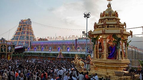 திருப்பதியில் பிரம்மோற்சவ விழா - பாதுகாப்பு குறித்து அதிகாரிகள் ஆய்வு