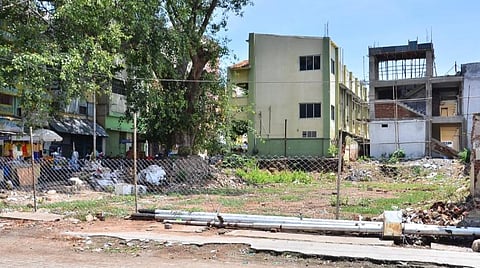 மதுரை மீனாட்சி அம்மன் கோயிலுக்காக பிரத்யேக தீயணைப்பு நிலையம் அமைய உள்ள இடம்.