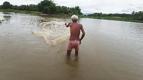 எதிர்நீச்சலில் இடம்பெயரும் மீன்கள்: மீன்பிடி பகுதியாக மாறிய வைகை அணையின் நீர்ப்பிடிப்புப் பகுதிகள்