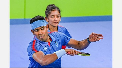 CWG 2022 | டேபிள் டென்னிஸ் கலப்பு இரட்டையரில் தங்க வென்றனர் சரத் கமல் & ஸ்ரீஜா