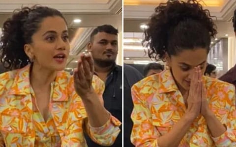 “நீங்கள் மரியாதையாக பேசினால், நானும் மரியாதையாக பேசுவேன்” - வைரலான நடிகை டாப்ஸியின் வாக்குவாதம்