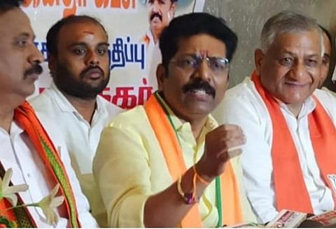 “பழனிவேல் தியாகராஜன் பண்பாடின்றி நடந்துகொண்டார்” - மதுரை மாவட்ட பாஜக தலைவர் குற்றச்சாட்டு