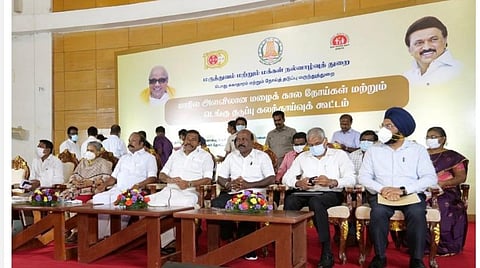 மழைக்கால நோய்த் தடுப்பு | தேவையான மருந்துகளை இருப்பு வைக்க அமைச்சர் மா.சுப்பிரமணியன் அறிவுறுத்தல்