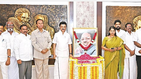 முன்னாள் மத்திய அமைச்சர் முரசொலி மாறன் பிறந்த நாள்: டெல்லியில் ஸ்டாலின் மரியாதை