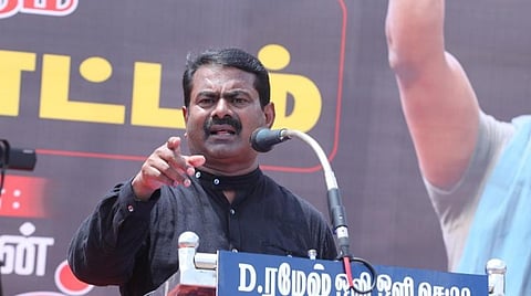 'செப்.3 முதல் தமிழர் கோயில்களில் தாய்த்தமிழில் வழிபாடு' - சீமான் அறிவிப்பு