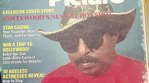 தொப்பி, கூலிங்க்ளாஸுடன் சீனிவாசன் - வினீத் சீனிவாசன் பகிர்ந்த த்ரோபேக் புகைப்படம்