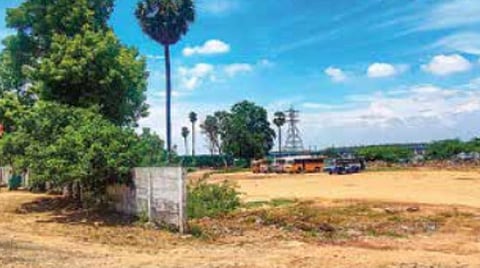 வாகன நிறுத்துமிடம் அமைய உள்ள இடம்