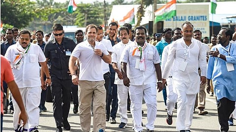 3-ம் நாள் இந்திய ஒற்றுமை பயணத்தில் ராகுல் காந்தி