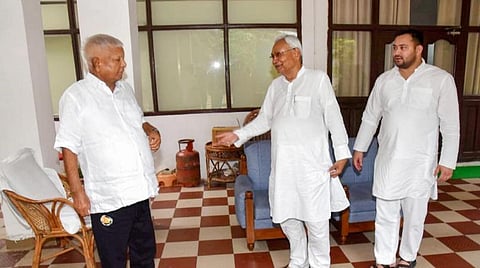 லாலு பிரசாத் யாதவ், நிதிஷ் குமார், தேஜஸ்வி யாதவ் | கோப்புப் படம்