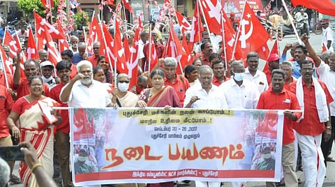பிஹாரை போல் பாஜக கூட்டணியில் இருந்து வெளியேறி ஆட்சி அமைக்க ரங்கசாமி தயாரா? - ஜி.ராமகிருஷ்ணன் கேள்வி