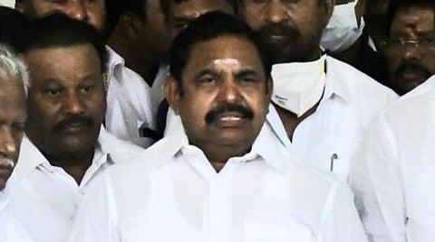 கோப்புப் படம்: அதிமுக இடைக்கால பொதுச் செயலாளர் எடப்பாடி பழனிசாமி