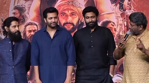 ‘நானே வருவேன்’ படத்தை சூசகமாக கலாய்த்த பார்த்திபன் - ‘ரியாக்ட்’ செய்யாத சக நடிகர்கள்