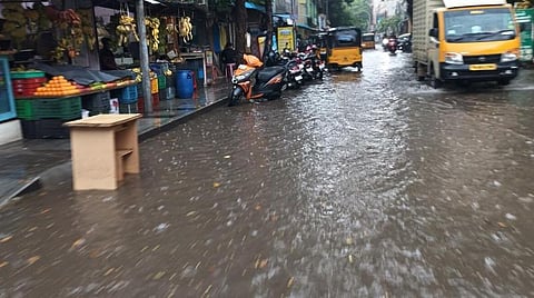 மழை காரணமாக சென்னையில் தேங்கிய மழை நீர் | கோப்புப் படம்