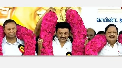 திமுக தலைவராக தேர்வு செய்யப்பட்ட முதல்வர் மு.க.ஸ்டாலின்