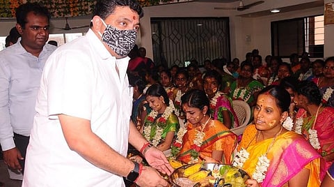 நிகழ்வில் நிதியமைச்சர் பிடிஆர். பழனிவேல் தியாகராஜன்.