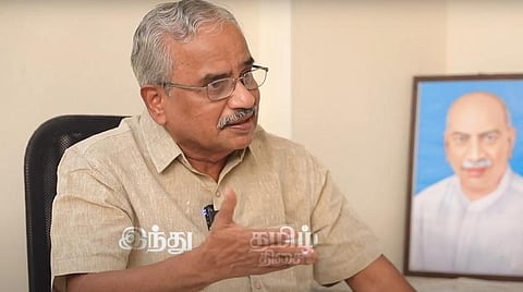 “ஸ்டாலினால் தன் கட்சியினரை கட்டுப்படுத்த முடியவில்லை. ஏனெனில்...” - தமிழருவி மணியன் நேர்காணல்