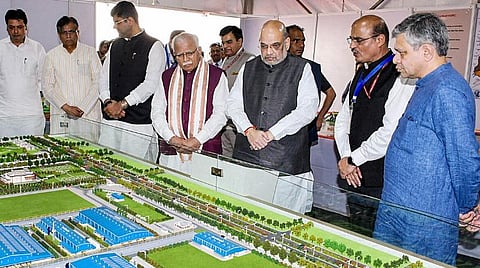 ஹரியாணா மாநிலத்தில் ரூ.5,618 கோடி ரயில் திட்டம் - அமித் ஷா அடிக்கல் நாட்டினார்