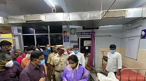 ஆய்வு செய்யும் புதுவை ஆளுநர்